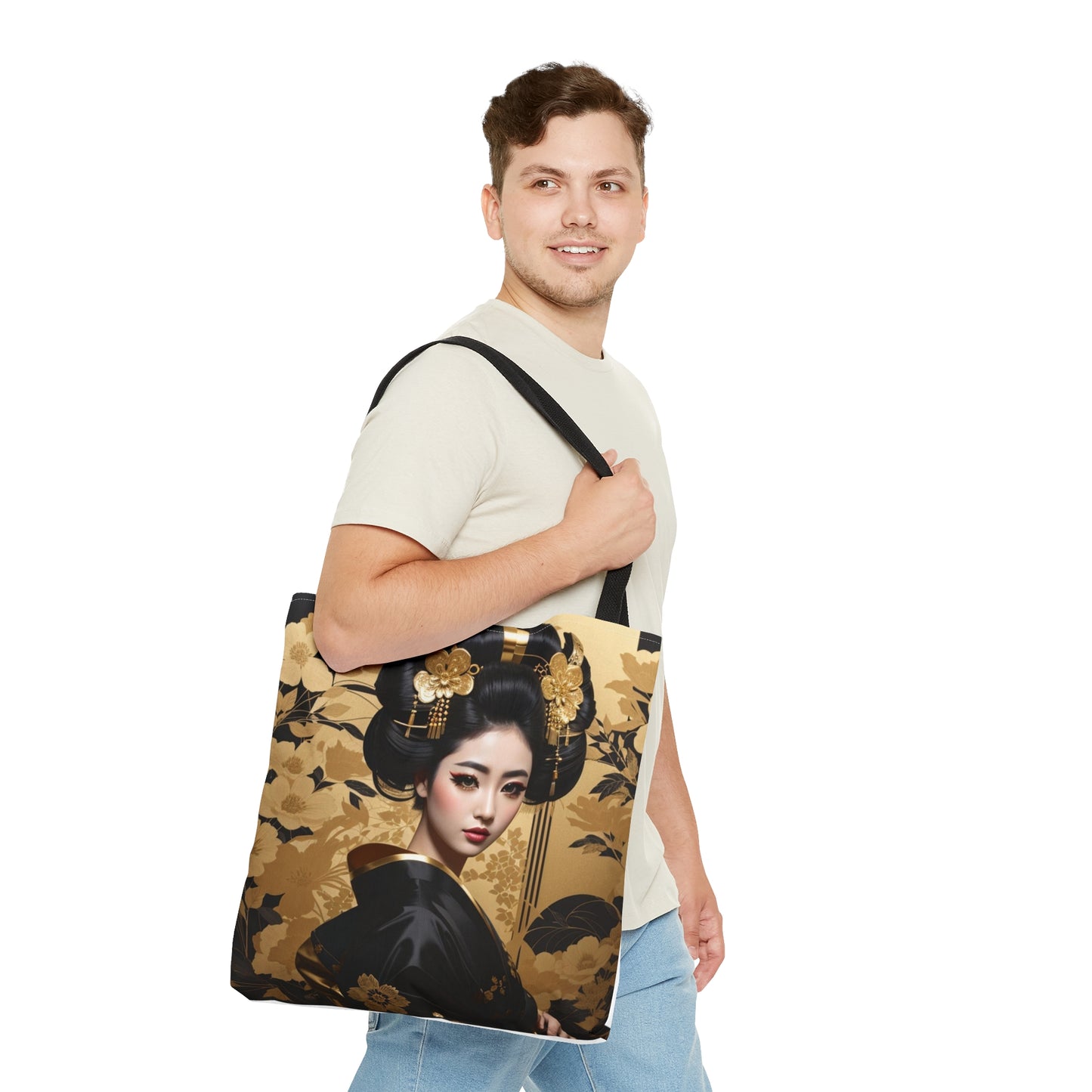 Geisha-Inspired Tote Bag: Captivating Elegance for Your Style