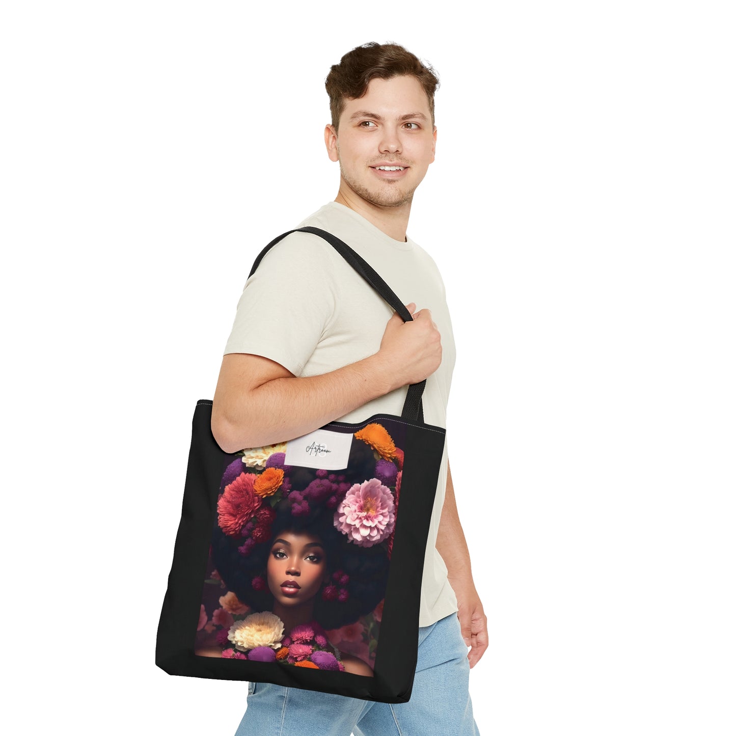 Floral Elegance: Elevate Your Style with Our Beautiful Woman Tote Bag