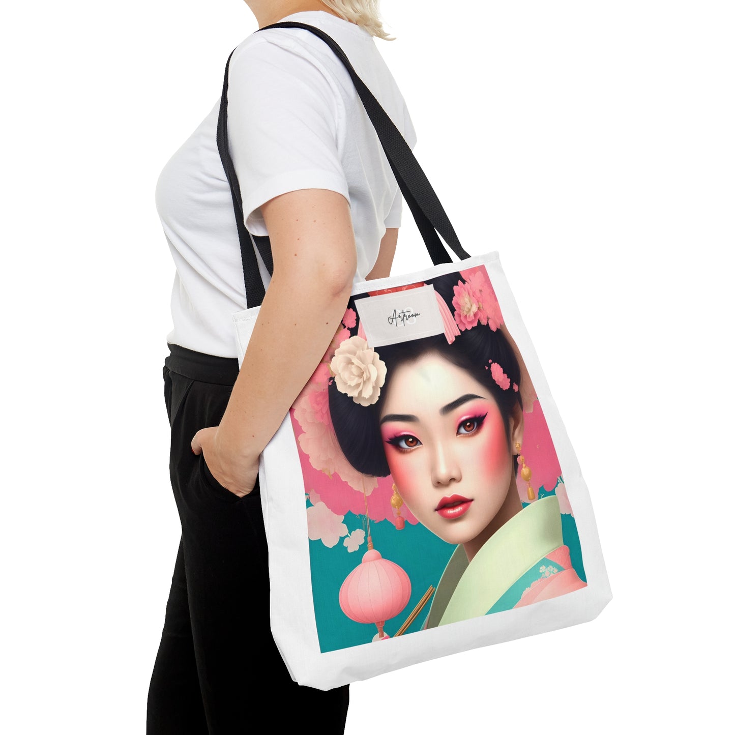 Geisha-Inspired Tote Bag: Captivating Elegance for Your Style