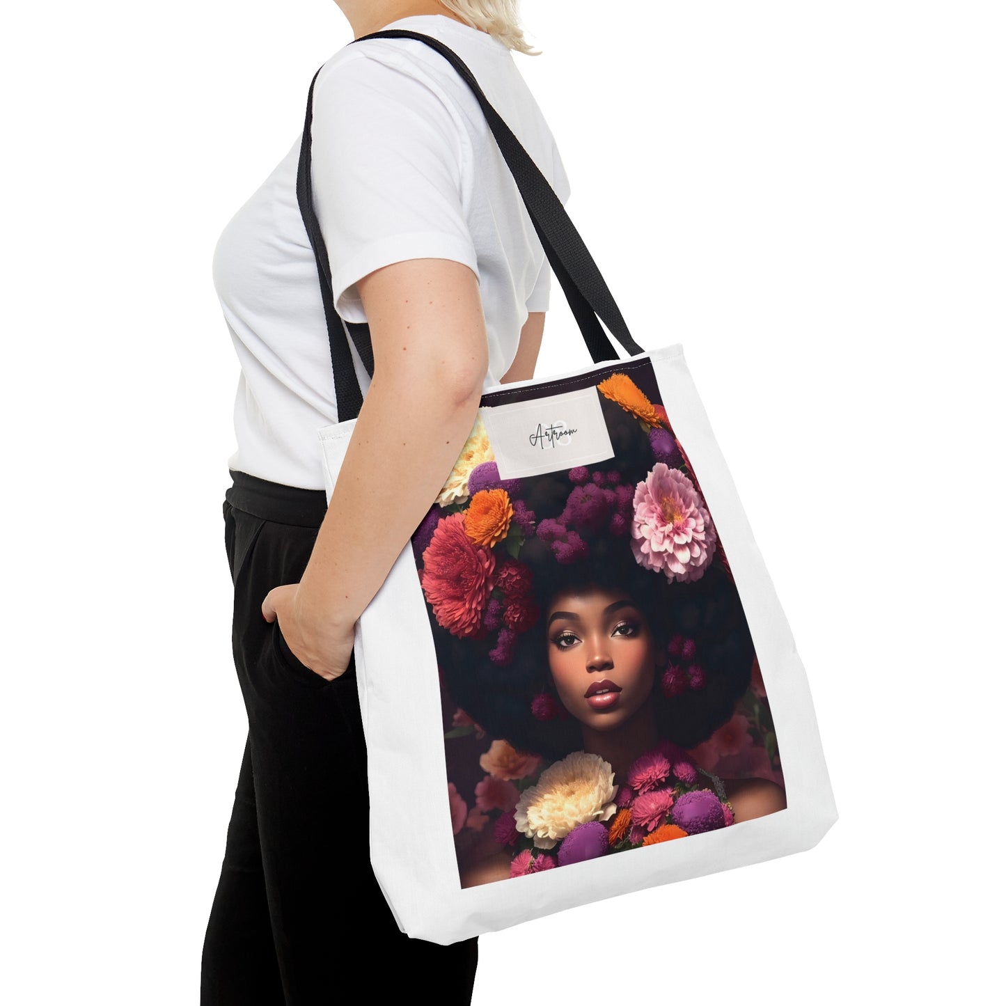 Floral Elegance: Elevate Your Style with Our Beautiful Woman Tote Bag
