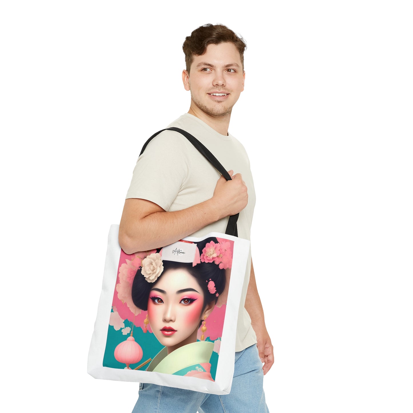 Geisha-Inspired Tote Bag: Captivating Elegance for Your Style