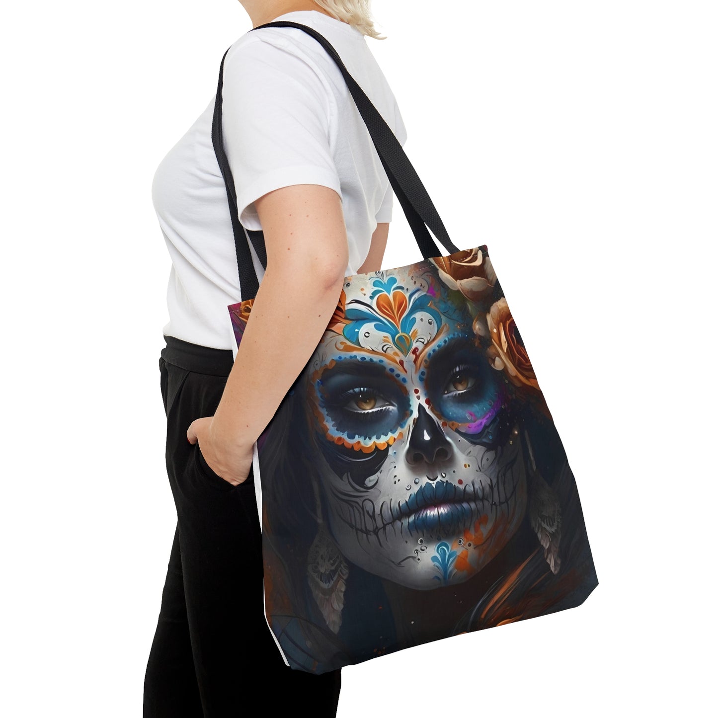 Beautiful day of the dead tote bag