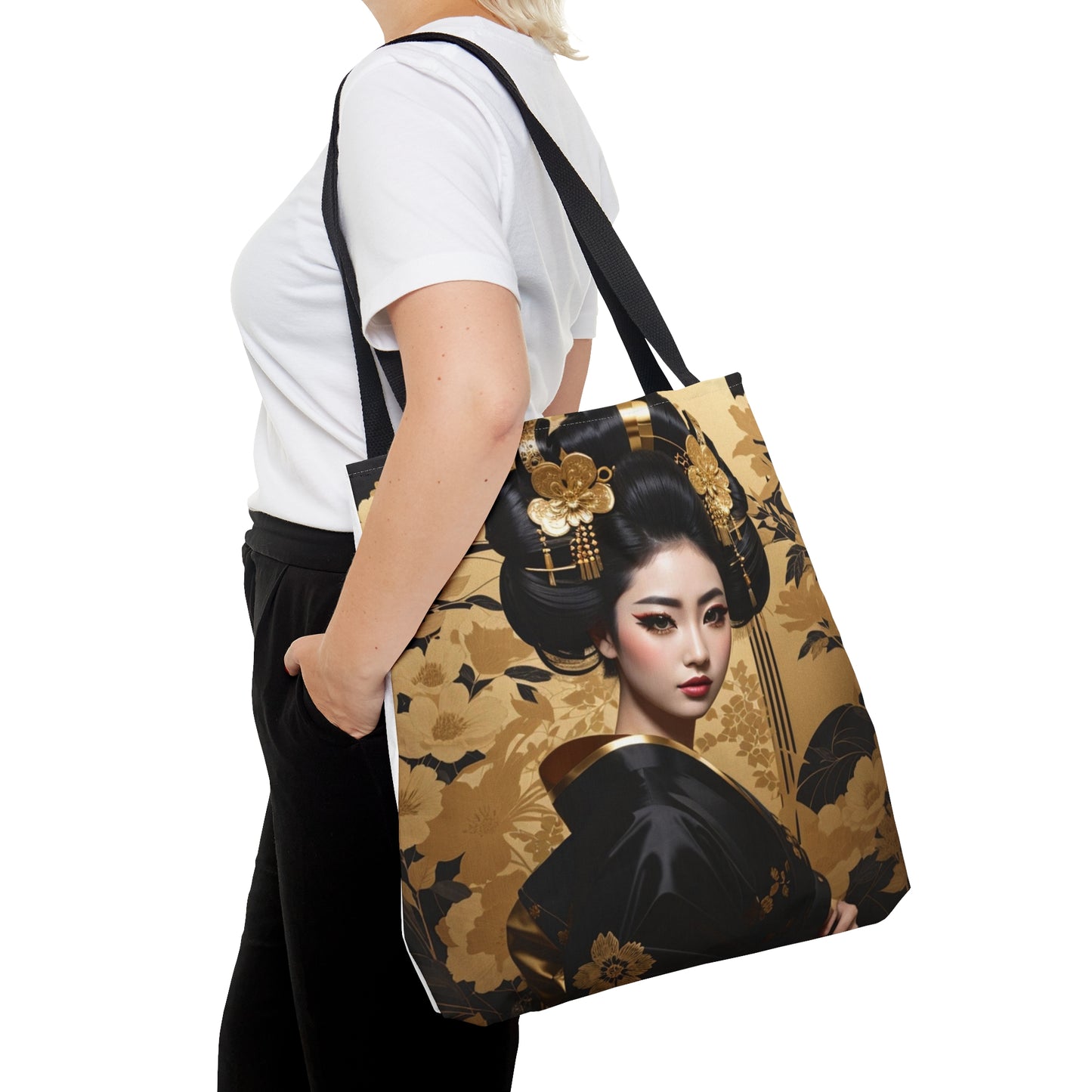 Geisha-Inspired Tote Bag: Captivating Elegance for Your Style