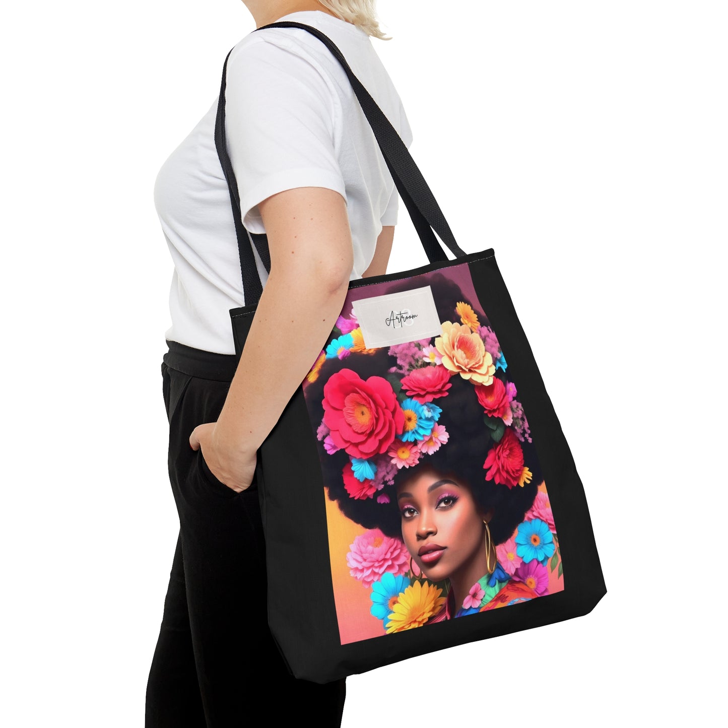 Floral Elegance: Elevate Your Style with Our Beautiful Woman Tote Bag