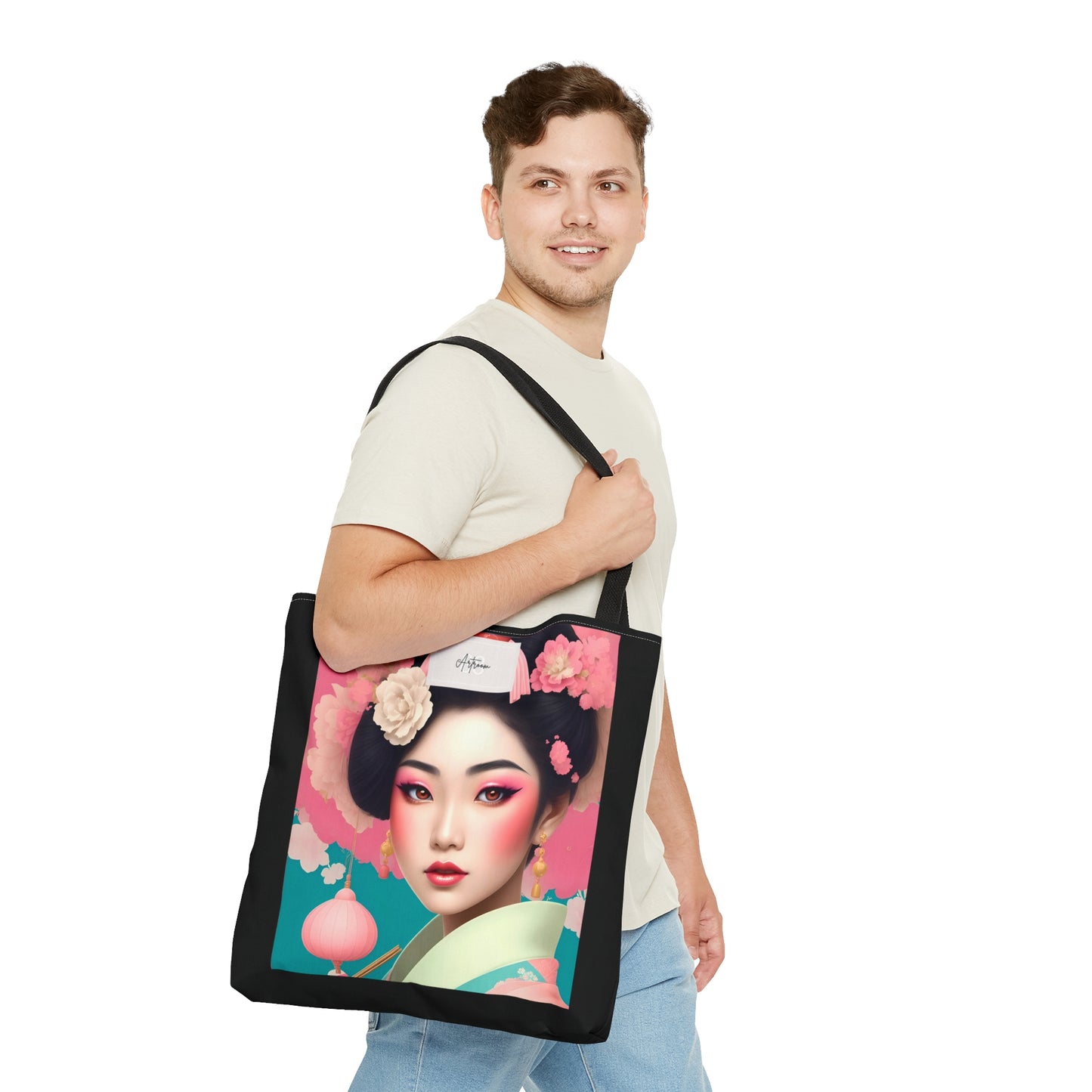 Geisha-Inspired Tote Bag: Captivating Elegance for Your Style