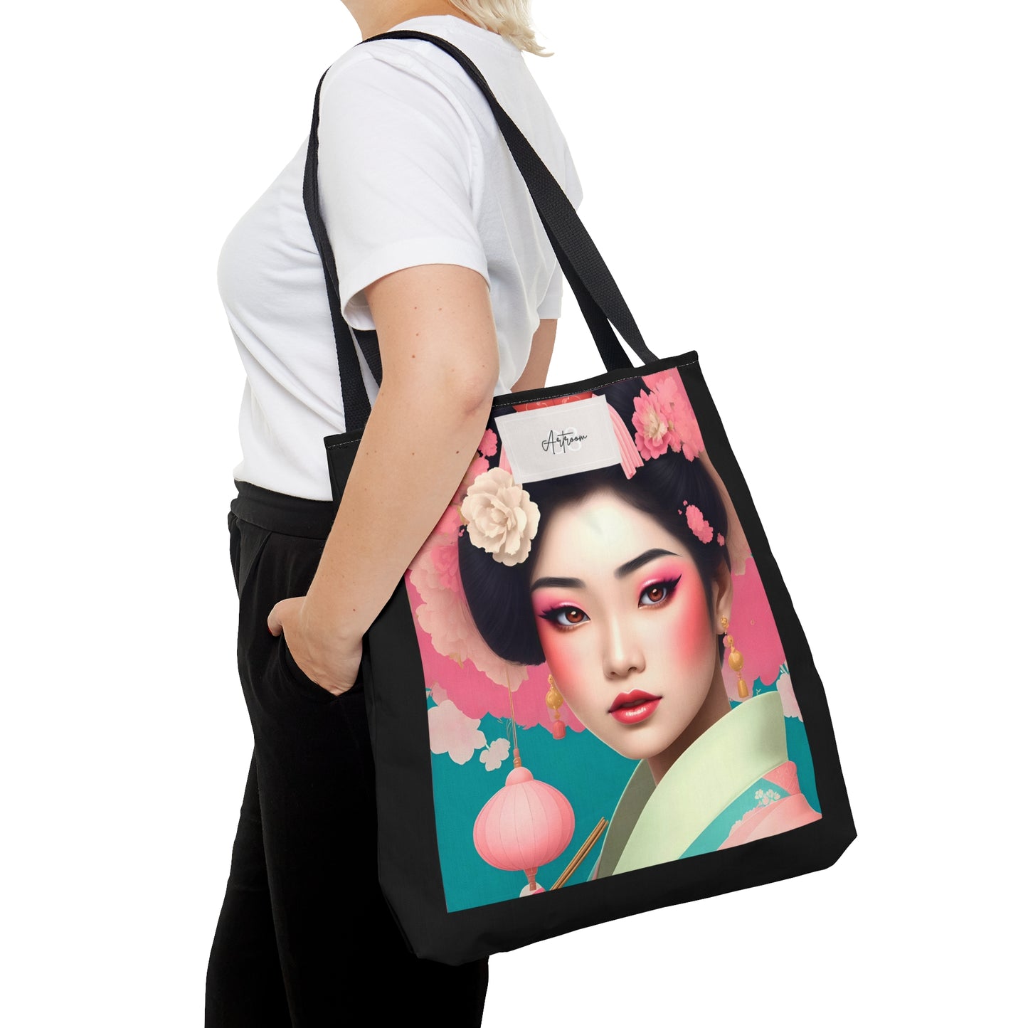 Geisha-Inspired Tote Bag: Captivating Elegance for Your Style