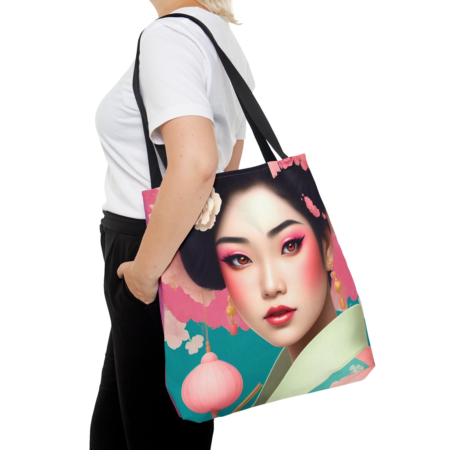 Graceful Elegance: The Geisha Tote Bag