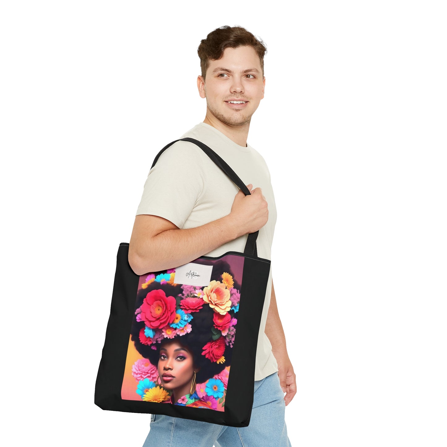 Floral Elegance: Elevate Your Style with Our Beautiful Woman Tote Bag