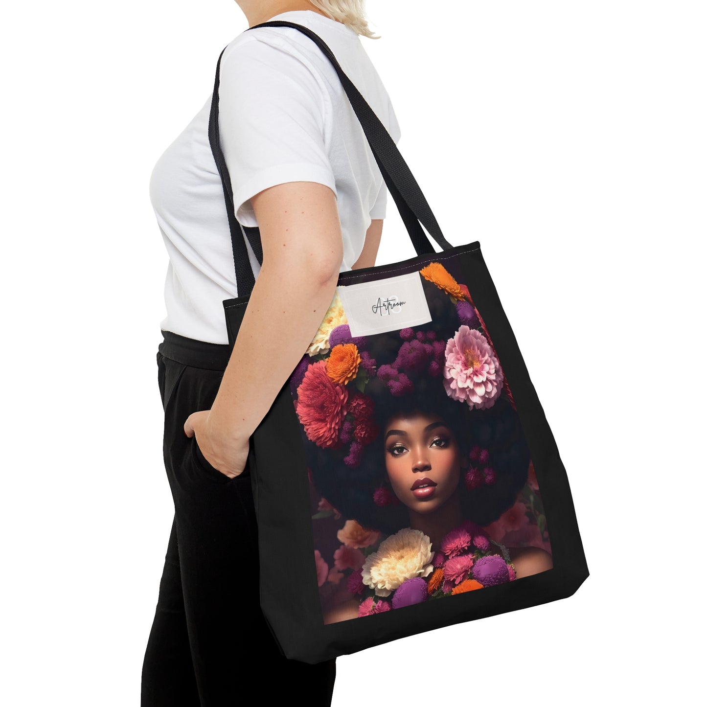 Floral Elegance: Elevate Your Style with Our Beautiful Woman Tote Bag