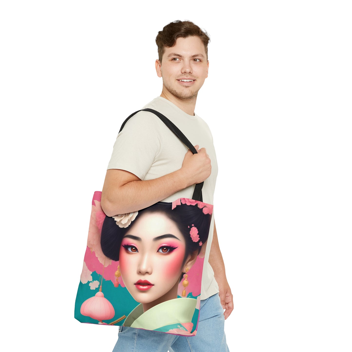 Graceful Elegance: The Geisha Tote Bag