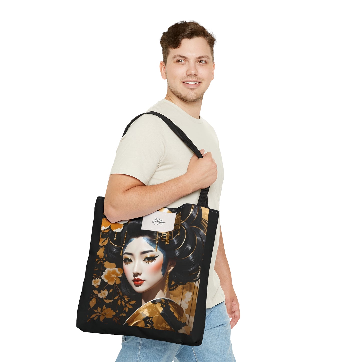 Geisha-Inspired Tote Bag: Captivating Elegance for Your Style