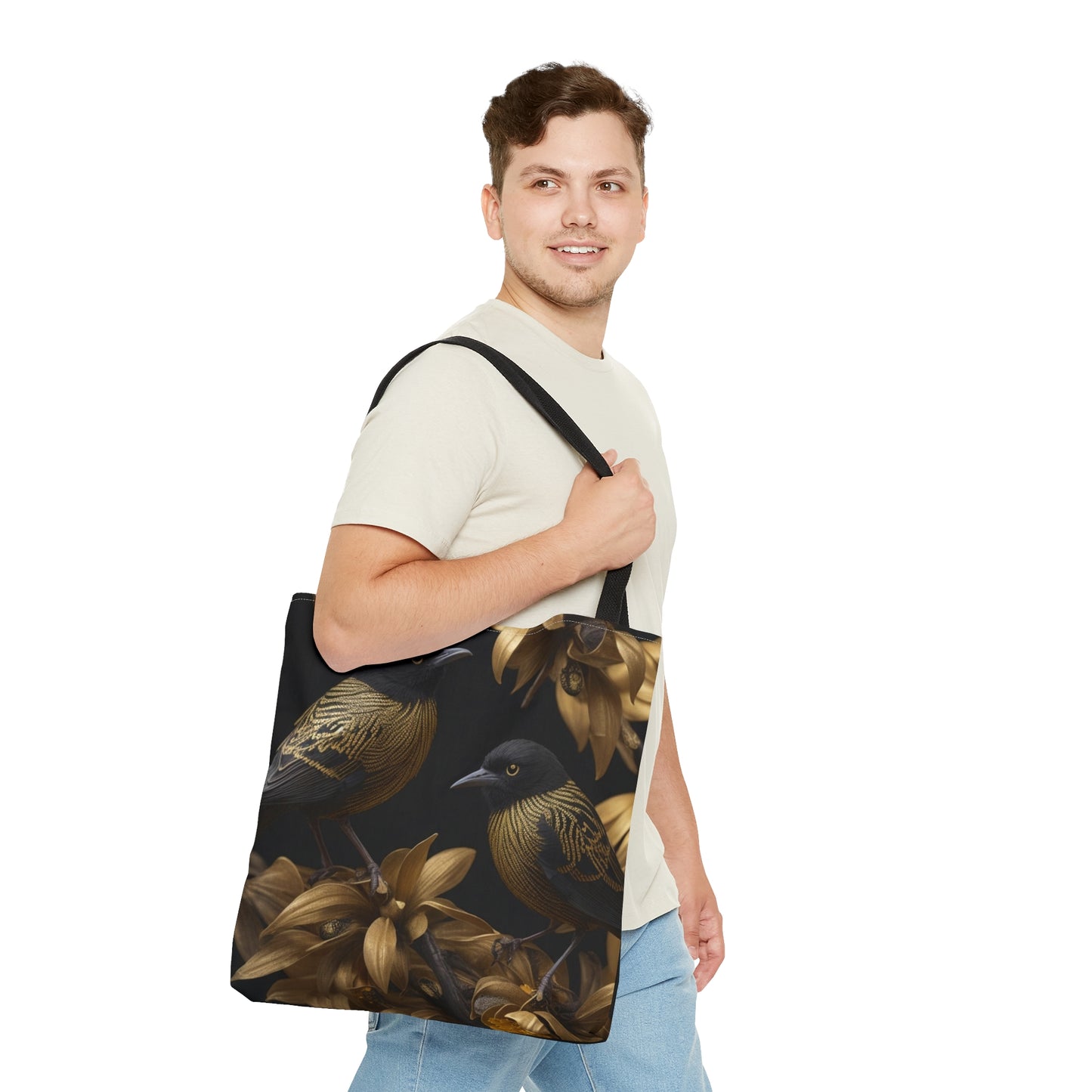 Elegant Birds Tote Bag: Carry Your Style with Grace