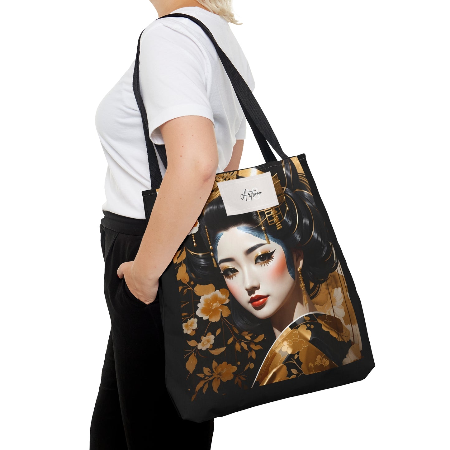 Geisha-Inspired Tote Bag: Captivating Elegance for Your Style